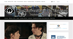 Desktop Screenshot of cineuniversitariodeluruguay.org.uy